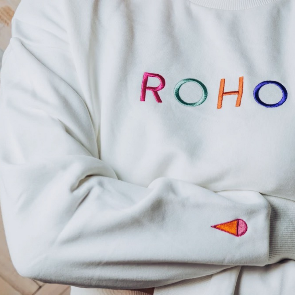 Roho White Sweater