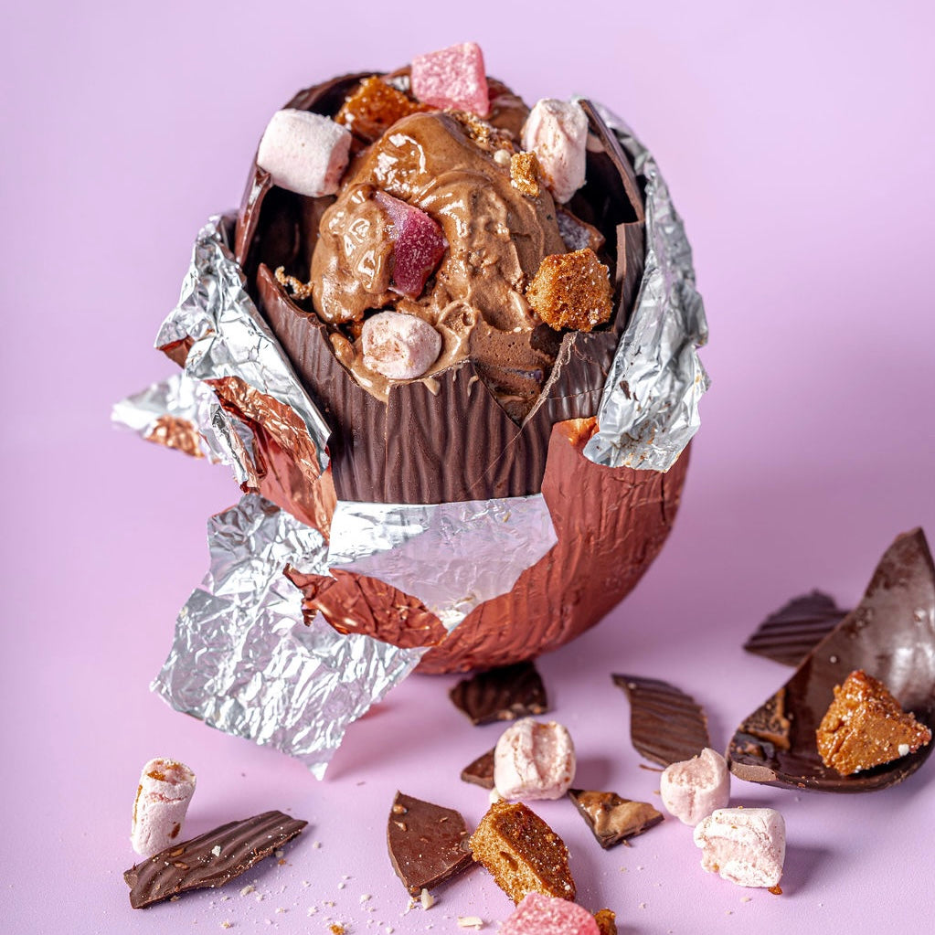 Boxless Rocky Road Ice Cream Easter Egg
